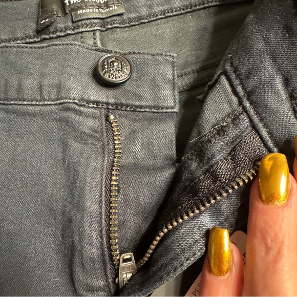 The Kooples Soft Denim Skinny Jeans Black Size 25 NWT - Picture 8 of 16